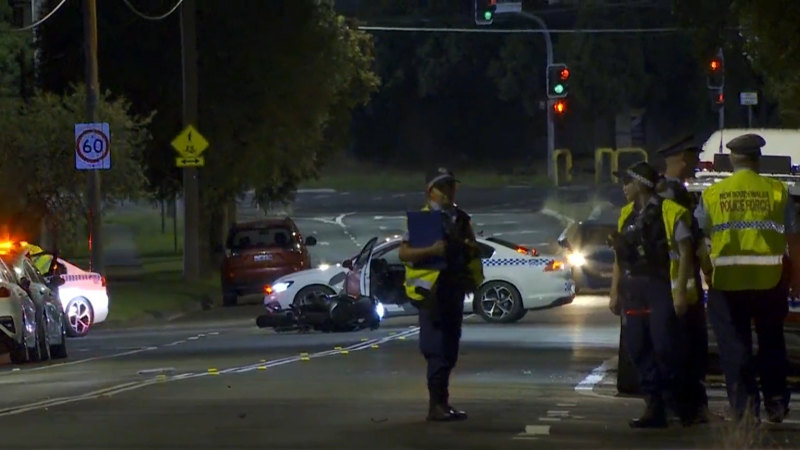 Man dies in motorcycle crash after police chase