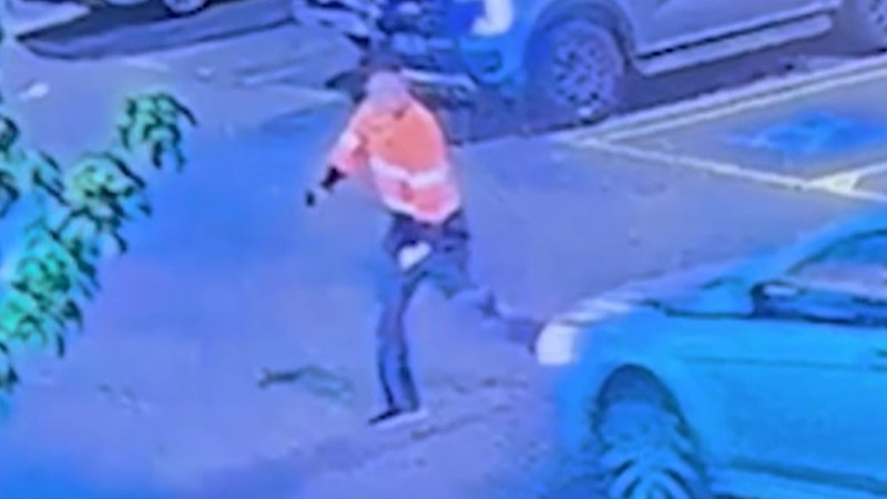 Police hunt driver after carpark hit-run