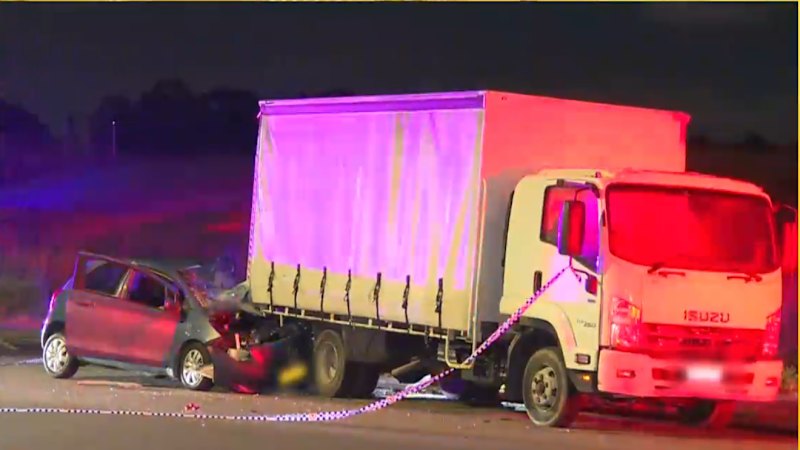 Teenager fighting for life after crash in Sydney’s west