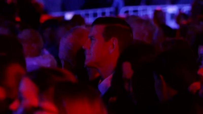 Ben Roberts-Smith attends Anzac Day Dawn Service