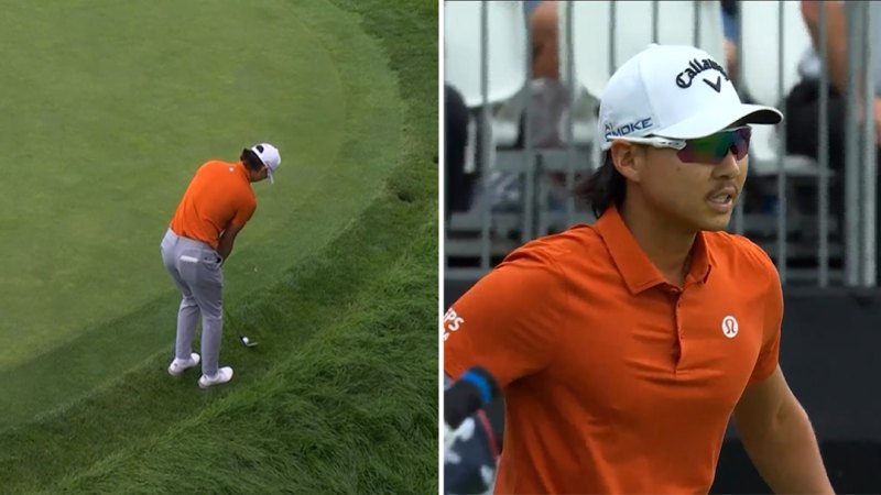 Min Woo Lee stuns PGA Tour with chip in
