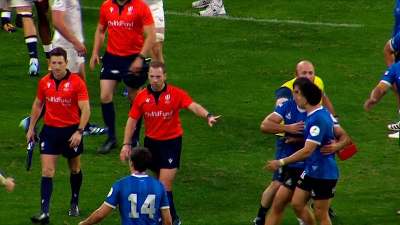 Argentina investigated after players accost referee Angus Gardner post England loss