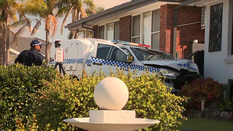 Two women fight for life after collision with police car in Sydney’s west