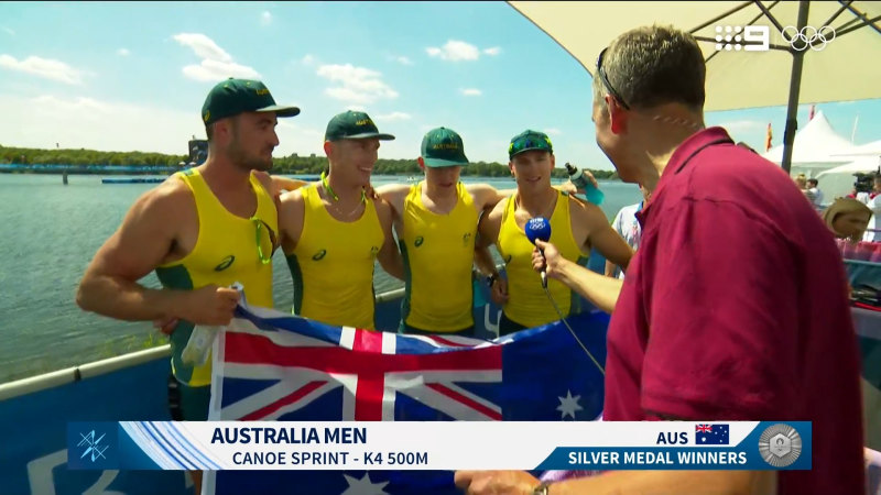 Crushed Aussies reaction to silver in photo finish