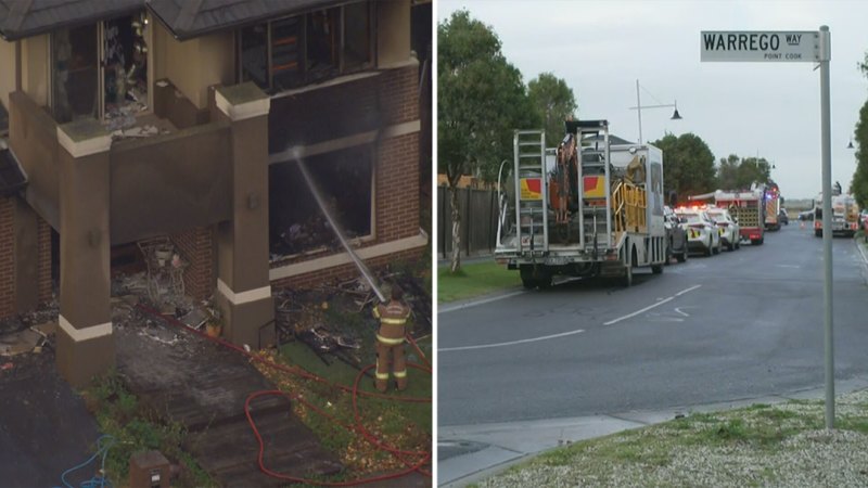 Multiple injured in Melbourne house fire