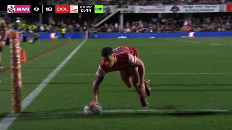 Jamayne Isaako scores 1,000th NRL point for Dolphins against Manly