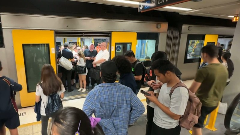 Commuter chaos in Sydney as train lines down