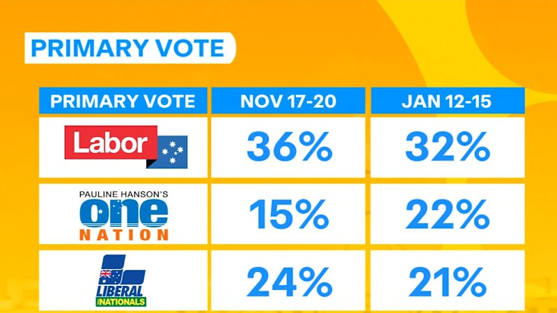 Support for Albanese plummets in new poll