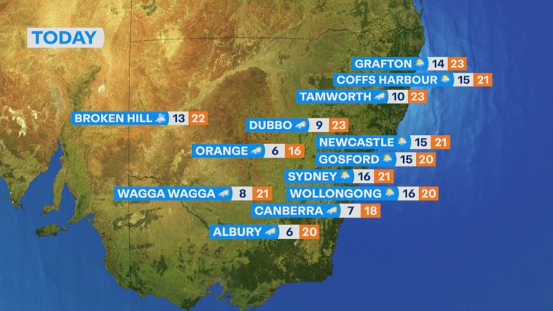 National weather forecast for Wednesday, May 13