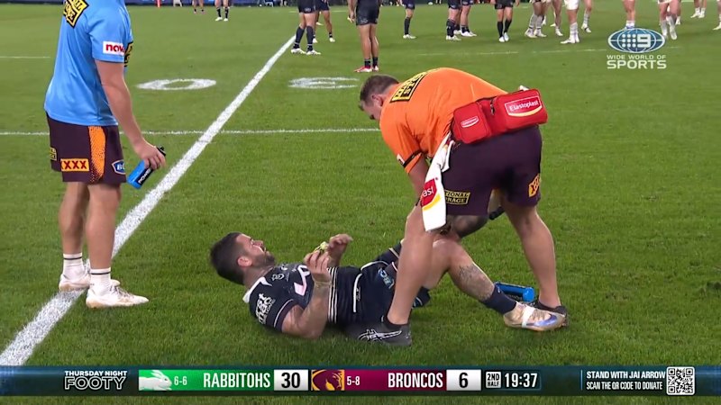 Disaster strikes as Reynolds limps off