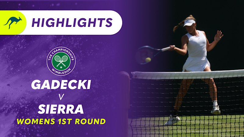 1st Round Highlights: Solana Sierra vs Olivia Gadecki
