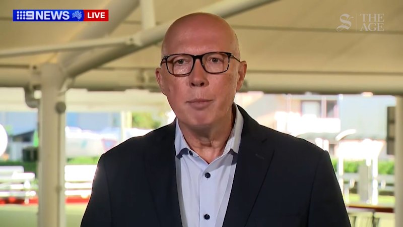Election 'not about campaign': Dutton