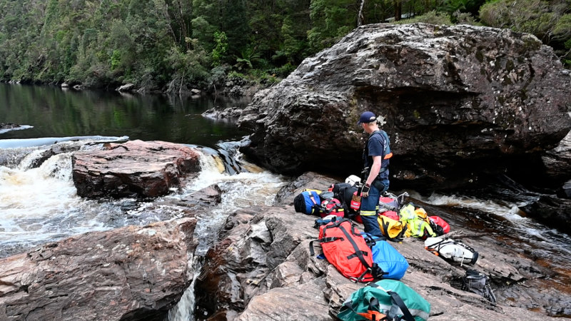 More details emerge about extraordinary remote Tasmanian river rescue