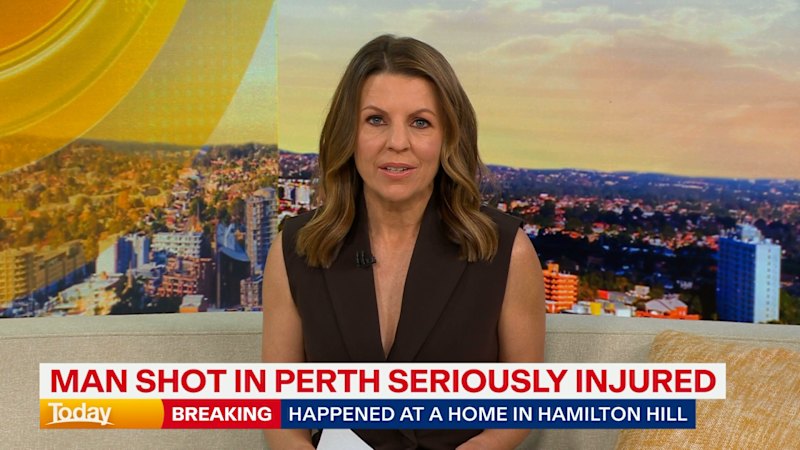 Perth suburb in lockdown after man shot
