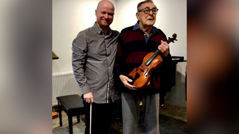 Violinist Patrick Savage honors teacher Donald Scotts with concert and new album