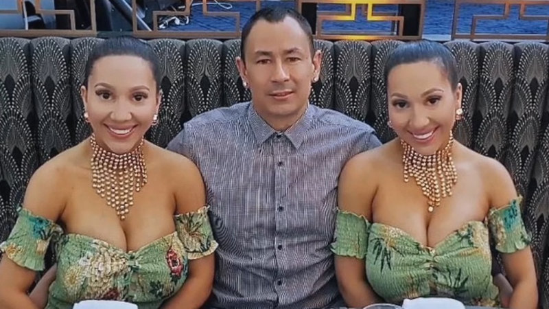 Identical twins Anna and Lucy DeCinque explain how their relationship with their shared fiancé works