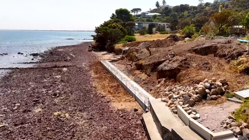 Owner of seaside mansion slammed over illegal retaining wall