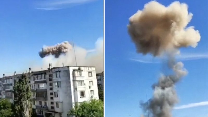 Kırım'daki Rus hava üssünde patlama meydana geldi, bir kişi öldü