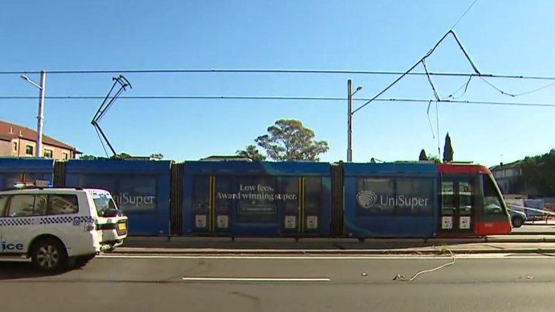 Sydney light rail services disrupted over fallen wires