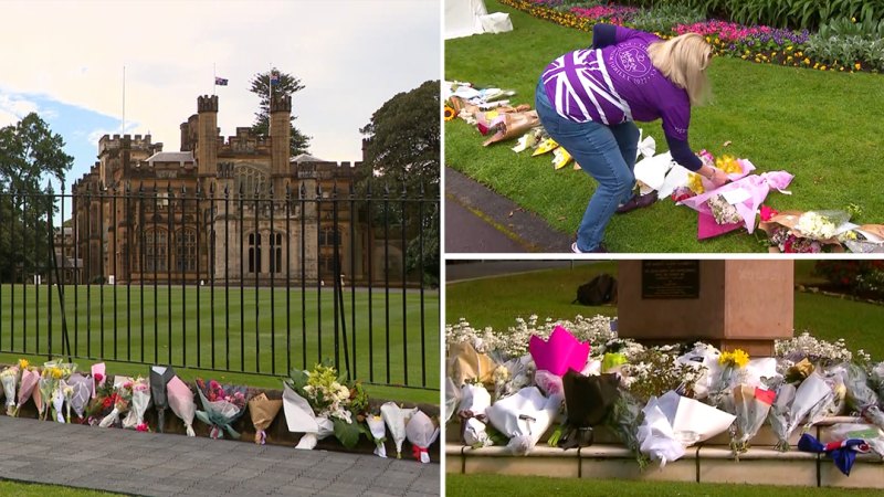 Memorials for Queen grow across Australia
