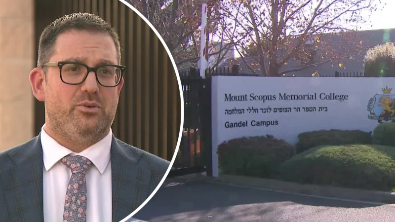 Jewish school principal says students ‘terrified’ after threat SPRAYED on fence