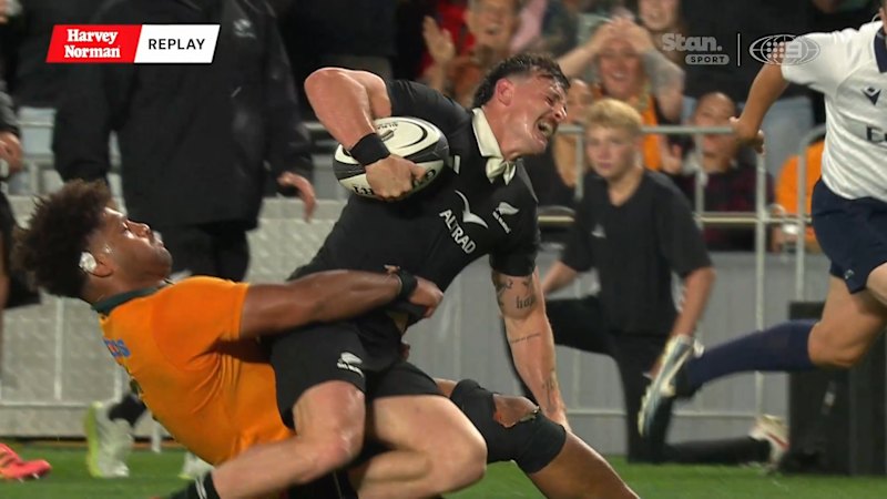 Ugly act injures All Blacks tryscorer