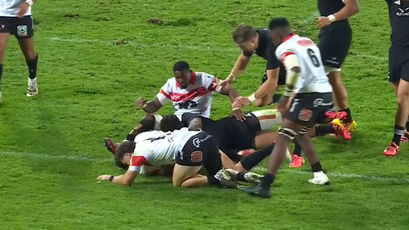 Emoni Narawa scores as All Blacks beat British & Irish Lions, staying unbeaten in South Africa