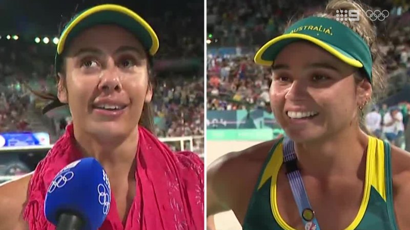 Aussie beach volleyball pair in medal matches