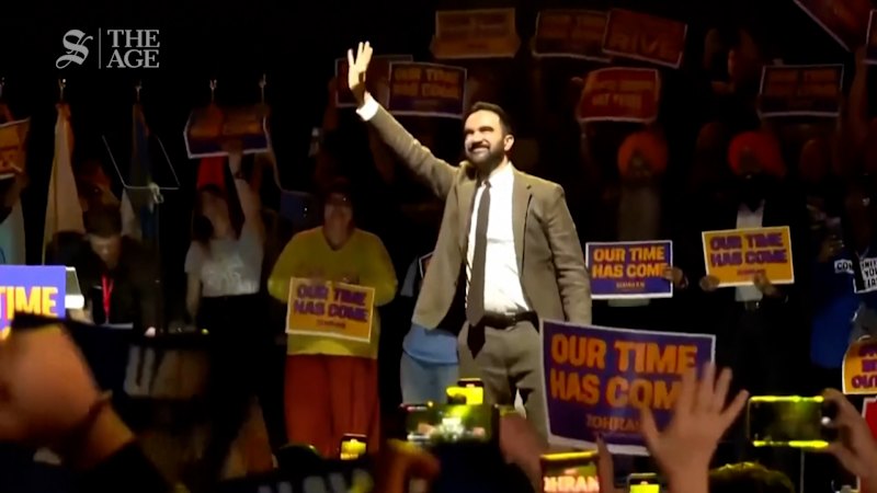 Zohran Mamdani elected mayor of New York