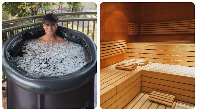 Physiotherapist Tim Dettmann compares ice baths and saunas’ health benefits