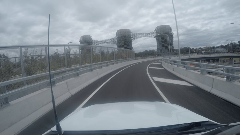 The Crescent overpass at Rozelle interchange