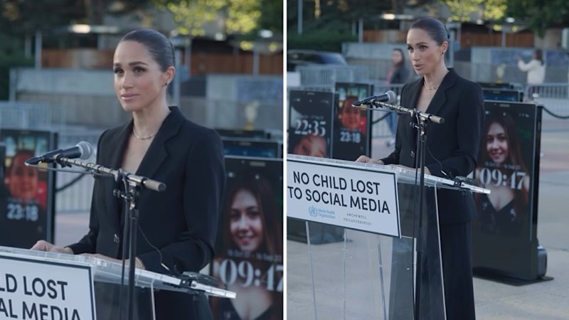 Meghan Markle delivers a powerful speech about the impact of online bullying