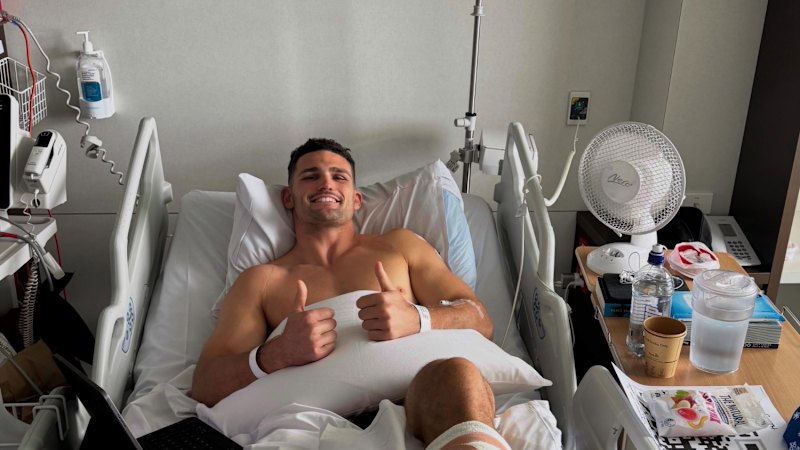 Nathan Cleary says he will return after surgery for a severe injury