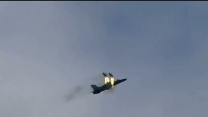 RAF jet crash in Wales leaves two pilots escaping from burning wreckage