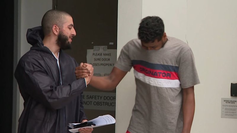 Police release seven men arrested by anti-terrorism police yesterday