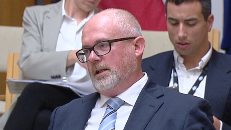 Senator accused of trying to turn moment into social media post