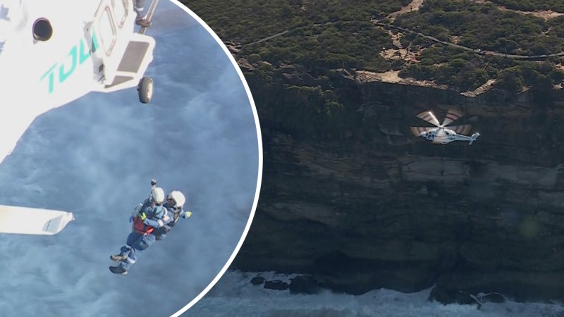 Bushwalker rescued from cliffside in Sydney