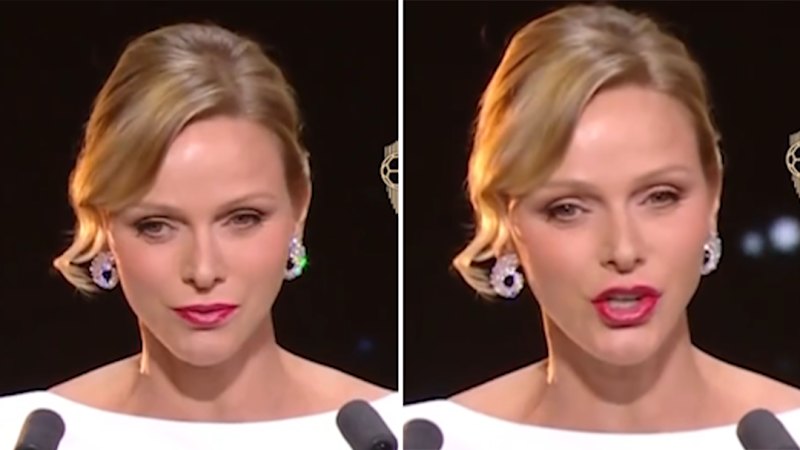 Video: Princess Charlene Presents Award