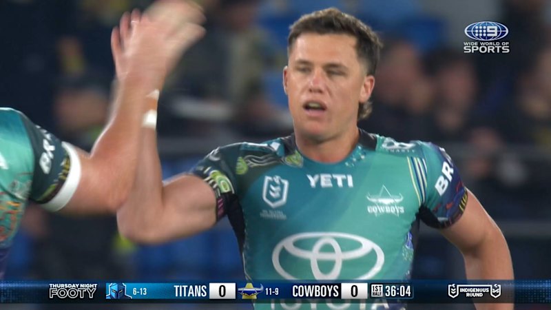 Scott Drinkwater kicks 40/20 in Cowboys clash with Titans