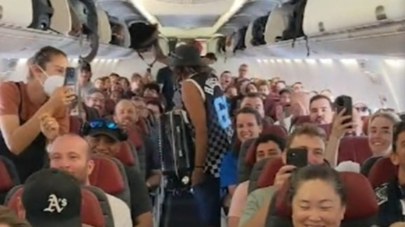 Python gives passengers a fright on flight to Perth