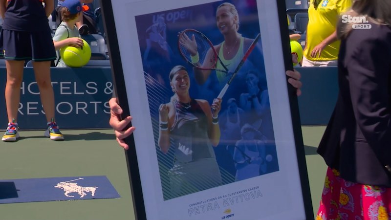 Emotional Kvitova retires after US Open loss