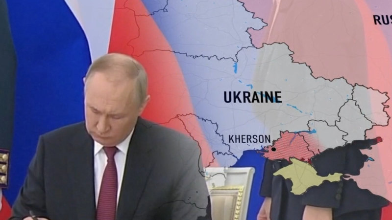 Putin, Ukrayna bölgelerini yasa dışı olarak ilhak etti