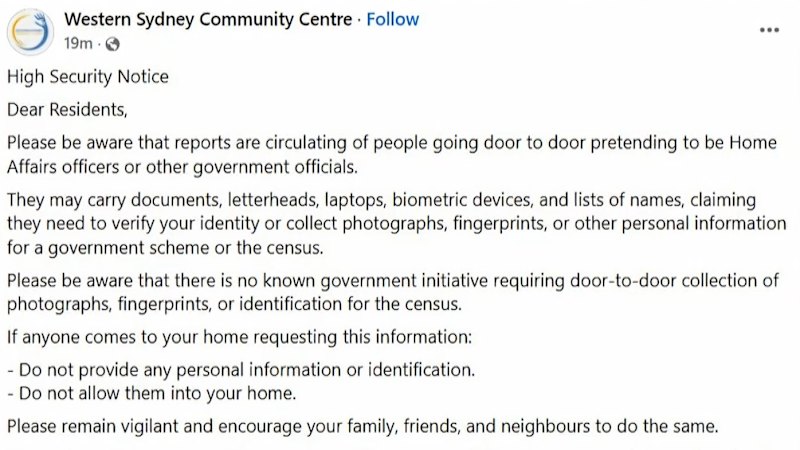 Warnings of census scams in lead up to national survey