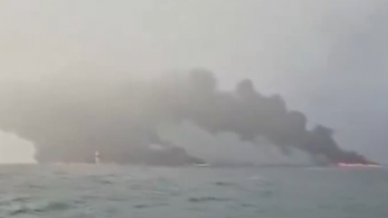 Two ships collide off UK east coast