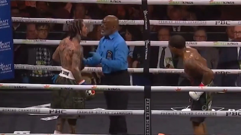 Controversy as boxer stops fight mid-round