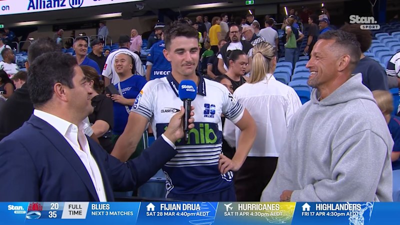 Spencer's son makes Blues debut