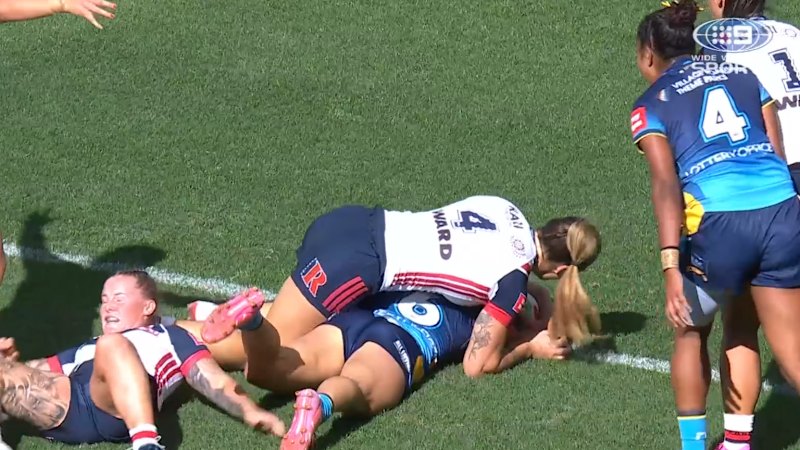Rugby convert scores on debut for Titans