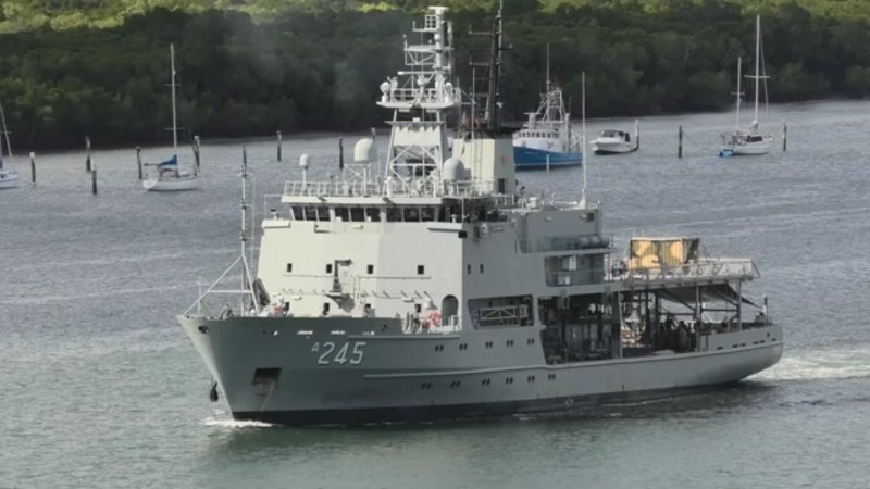 Hidden camera found in female showers on navy ship