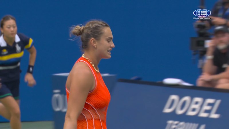 Sabalenka forces a third set in US Open women’s final