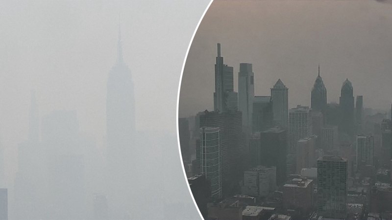 New York yetkilileri, orman yangınlarından kaynaklanan hava kirliliği yayıldıkça ücretsiz maskeler dağıtıyor